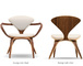 cherner lounge side chair & ottoman - 7