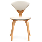 cherner side chair with upholstered seat & back