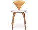 cherner side chair with upholstered seat - 1