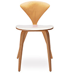 cherner side chair with upholstered seat