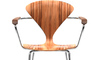 cherner metal leg stool with arms - 3