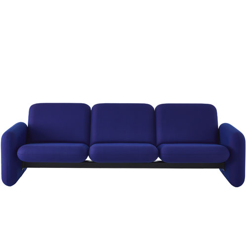 ray wilkes three seat chiclet sofa