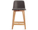 chip leather stool - 2