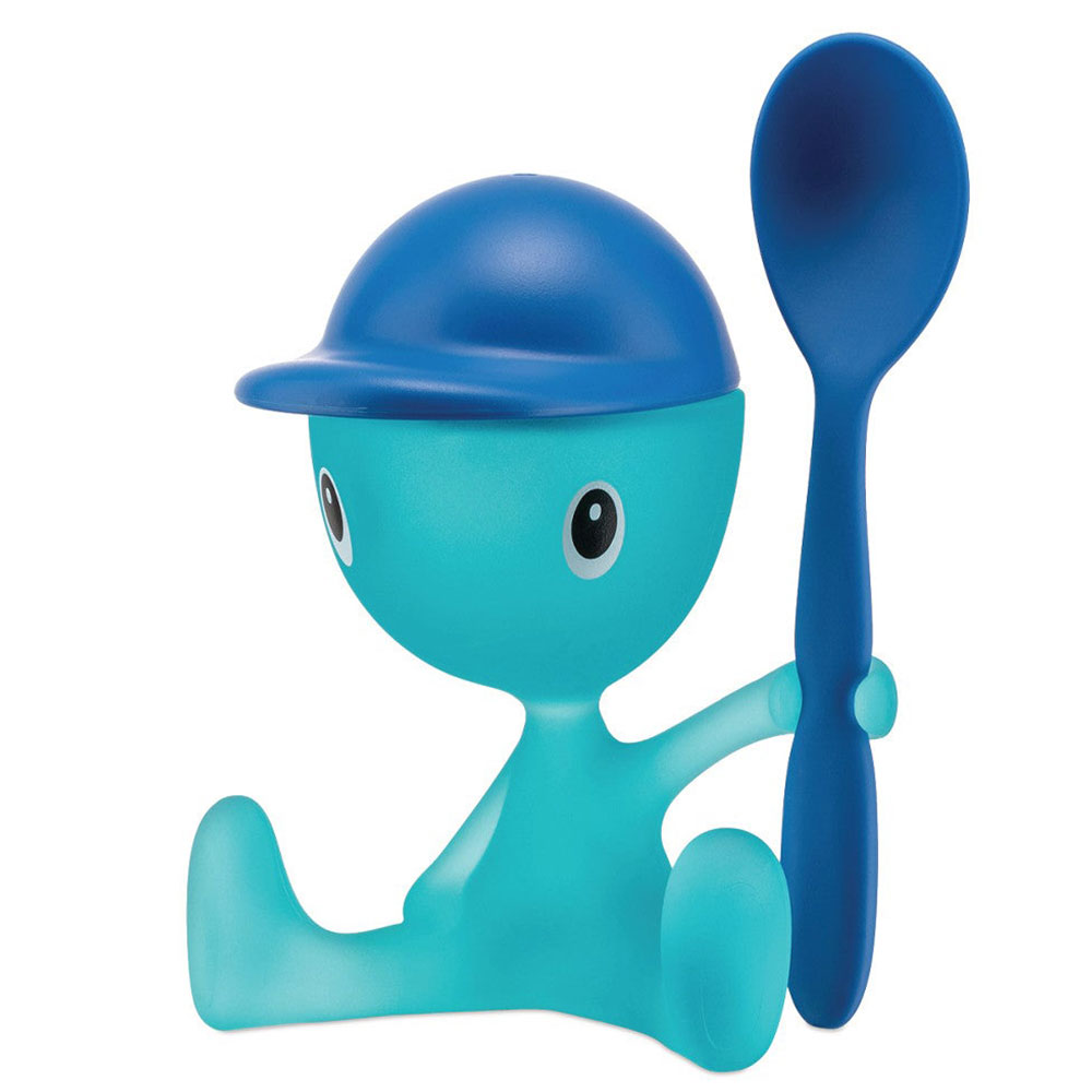 cico egg cup w/ salt shaker + spoon