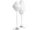 nelson™ cigar bubble floor lamp on lotus stand - 4
