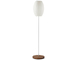 nelson cigar bubble floor lamp on lotus stand - 2