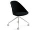 cila fully upholtered chair with trestle base - 3