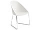 cila polypropylene chair with sled base - 2