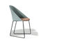 cila polypropylene chair with sled base - 9