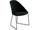 cila upholstered chair with sled base - 2