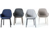clap chair with embossed fabric - 5
