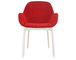 clap chair with solid fabric - 1