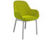 clap chair with solid fabric - 2