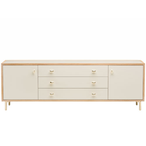 classon 2 door 3 drawer sideboard 052j