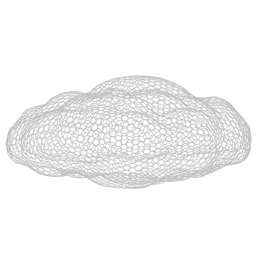 Clouds hanging sculpture