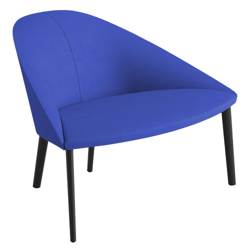 colina lounge chair with 4 leg base