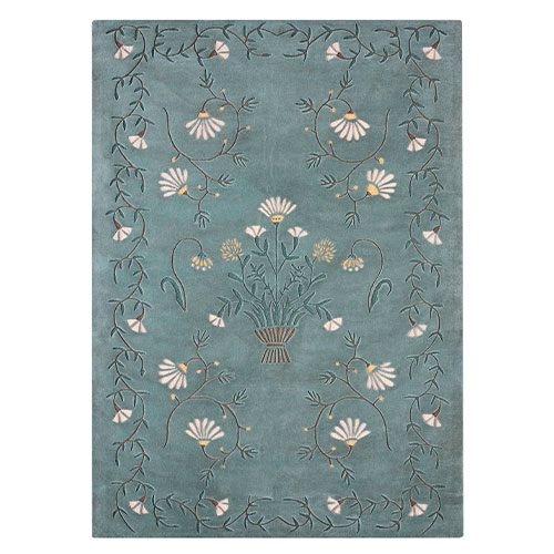 Dreams White Daisy Rug