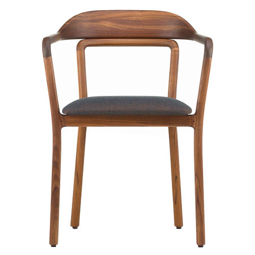 duet chair with upholstered seat 753s