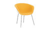 duna 02 four leg chair with front upholstery - 1