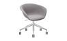 duna 02 five star base chair with full upholstery - 1