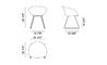 duna 02 sled base polypropylene chair - 2