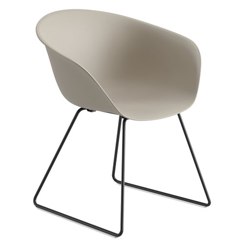duna 02 sled base polypropylene chair