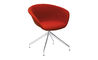 duna 02 trestle base chair with full upholstery - 2