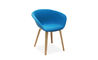 duna 02 wood leg chair with full upholstery - 1