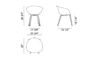 duna 02 wood leg chair with full upholstery - 4