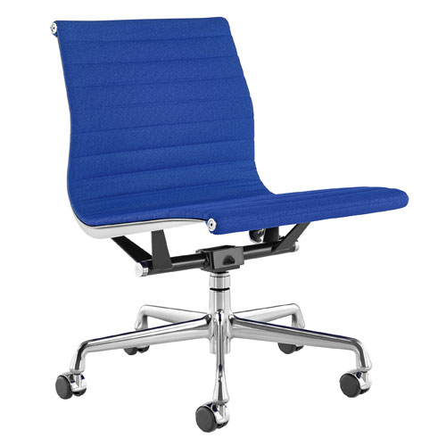 eames aluminum group management chair with no arms