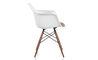 eames® dowel base armchair with seat pad - 3