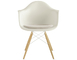 eames dowel base armchair with seat pad - 4