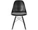 eames® dowel base wood side chair with seat pad - 1