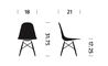 eames dowel base wood side chair with seat pad - 10