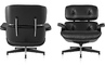 ebony eames® lounge chair & ottoman - 2