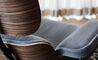 eames lounge chair in fabric without ottoman - 5