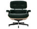 eames® lounge chair in mohair supreme - 3