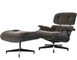 eames® lounge chair & ottoman in mohair supreme - 2