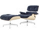eames® lounge chair & ottoman in mohair supreme - 4