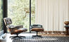 eames® lounge chair & ottoman in mohair supreme - 10