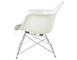 eames® molded armchair with low wire base and seat pad - 4