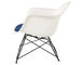 eames® molded armchair with low wire base and seat pad - 5