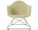 eames® upholstered armchair with low wire base - 1
