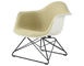 eames® upholstered armchair with low wire base - 2