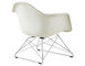 eames® upholstered armchair with low wire base - 5