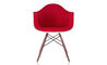 eames® upholstered armchair with dowel base - 1
