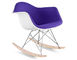 eames® upholstered armchair with rocker base - 2