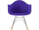 eames® upholstered armchair with rocker base - 3