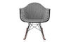 eames® upholstered armchair with rocker base - 1