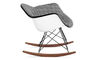 eames® upholstered armchair with rocker base - 3